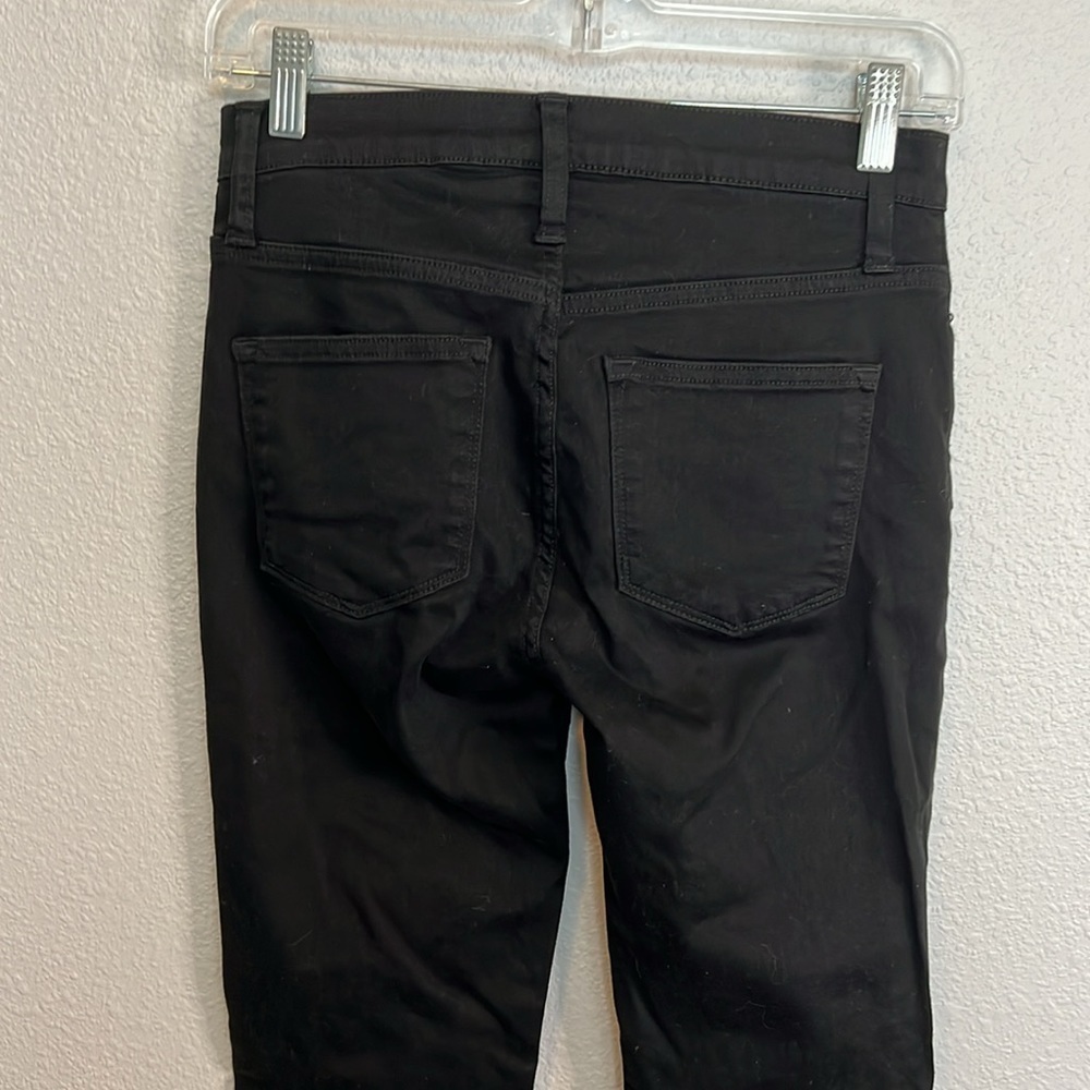 JCrew 9” Toothpick Skinny Jean Black Size 26 - Picture 10 of 11